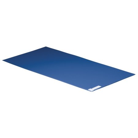 PIG PIG Sticky Steps Mat 120 sheets/case, 30 sheets/pad, 4 pads/case Blue 36" L x 18" W, 120PK MAT194-BL